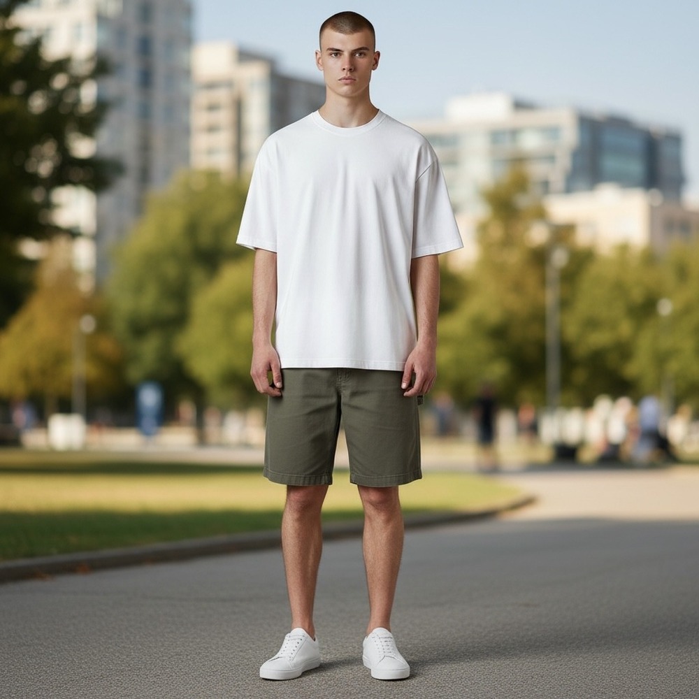 Carhartt Mens Relaxed Fit Canvas Utility Work Shorts Olive Gorpcore Size 36